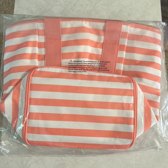 Kate Spade terrace stripe insulated cooler bag - Picture 2 of 4